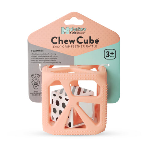 Malarkey Kids - Chew Cube Peachy Pink