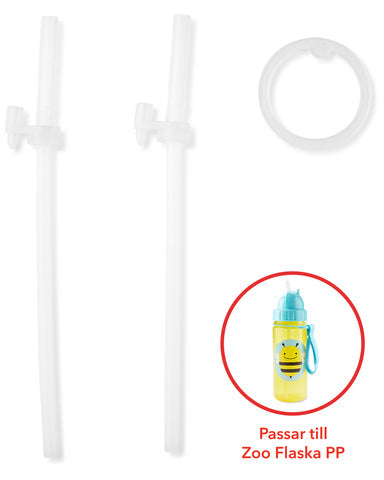 Skip Hop Sugrör t. Zoo Flaska PP "2pack"