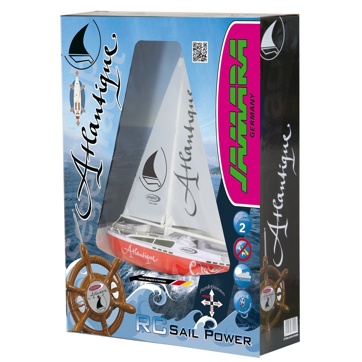 JAMARA Atlantique Sailing Boat 2 Channel 27MHz