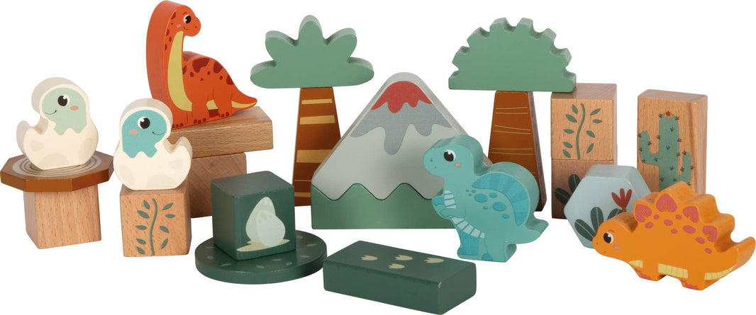 small foot Träbyggstenar Dino FSC 100%