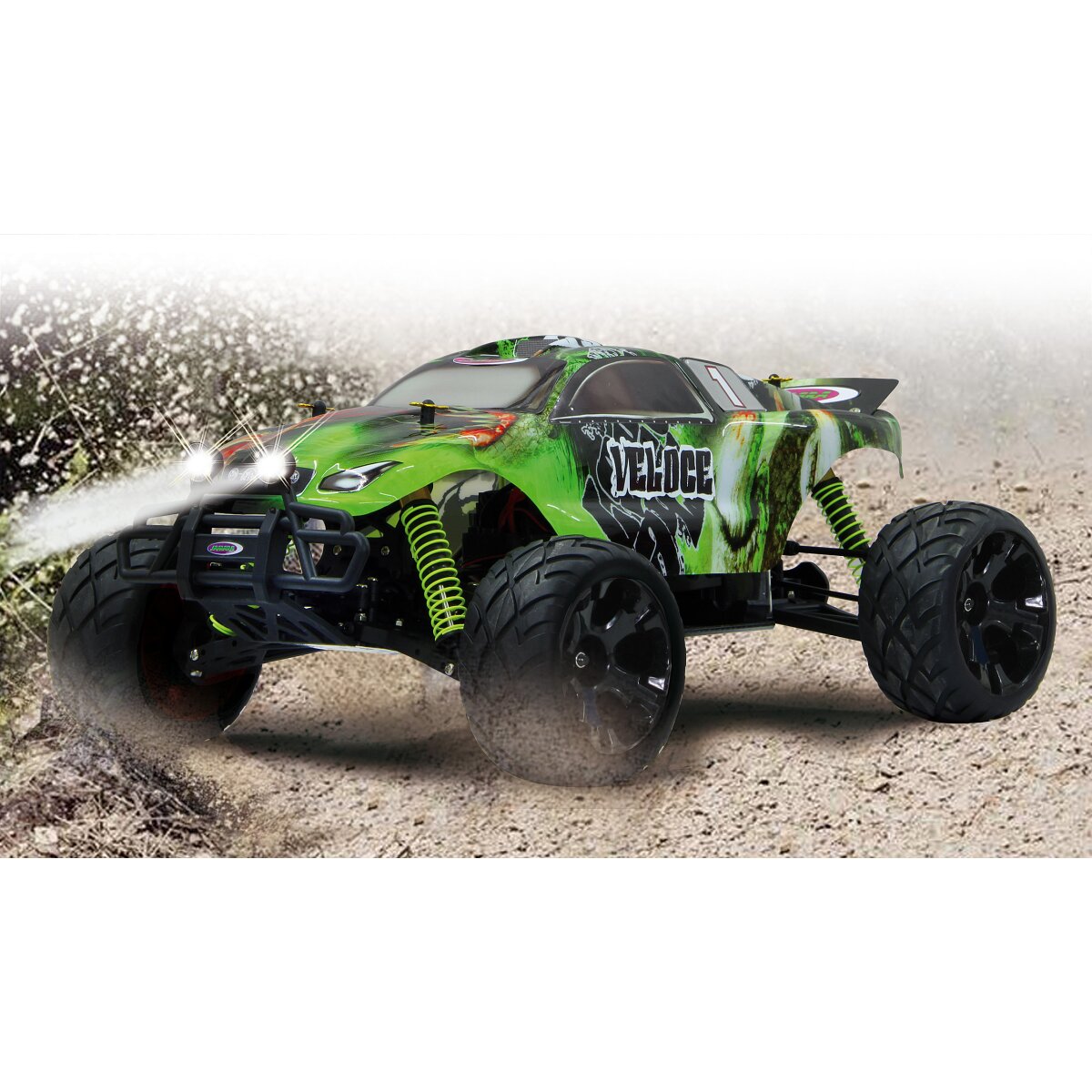 JAMARA Veloce Monstertruck 4WD 1:10 NiMh 2,4GHz with LED