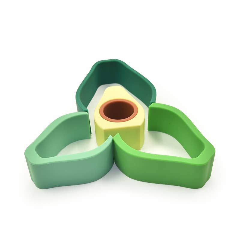 Summerville organic Silikon staplingsleksak Avokado