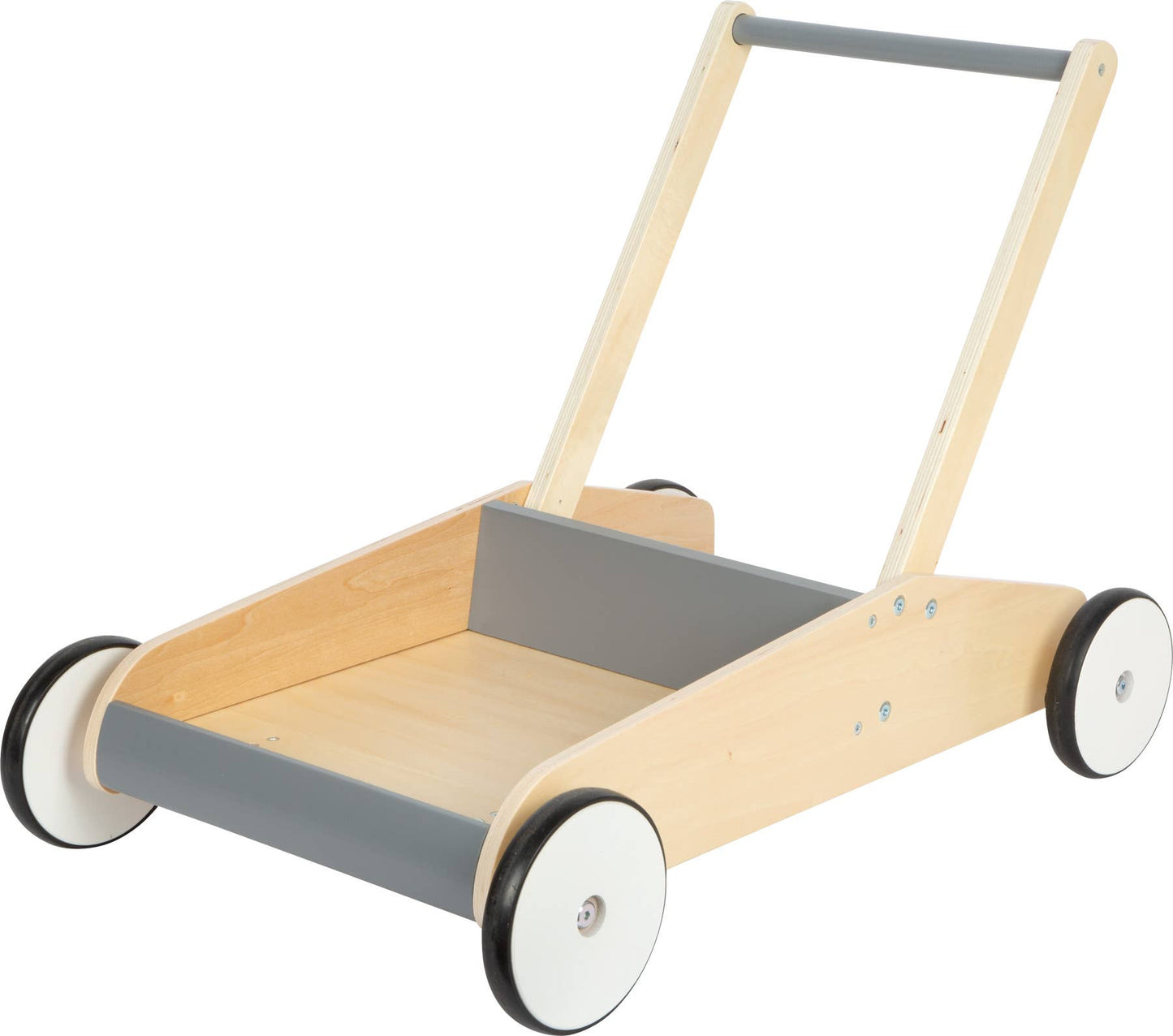 small foot Skiffergrå barnrullator | motorik | träleksaker