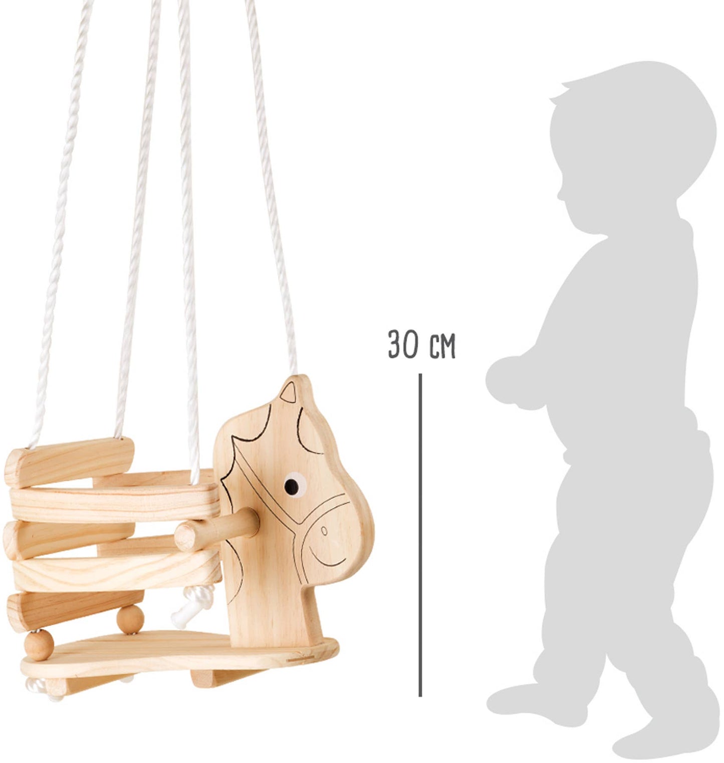 small foot Småbarn swing häst | gungor | trä