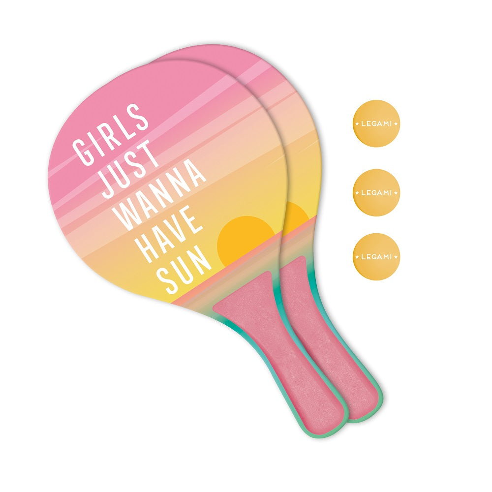 Beach Rackets, Girls just wanna have sun, Sunset