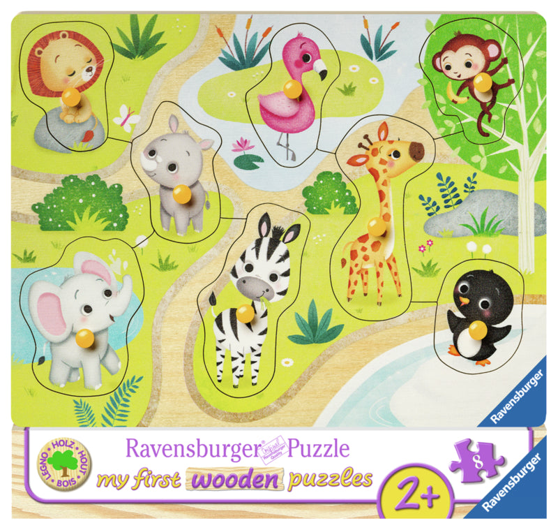 Ravensburger pussel - Zoo Animals 8 bitar