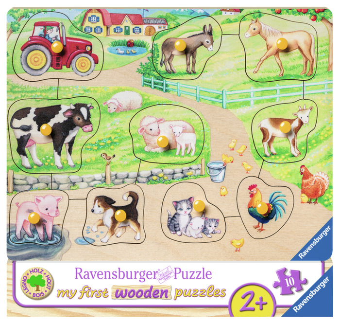 Ravensburger pussel - Mornings At The Farm 10 bitar