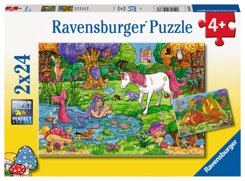 Ravensburger pussel - Magical Forest 2x24 bitar