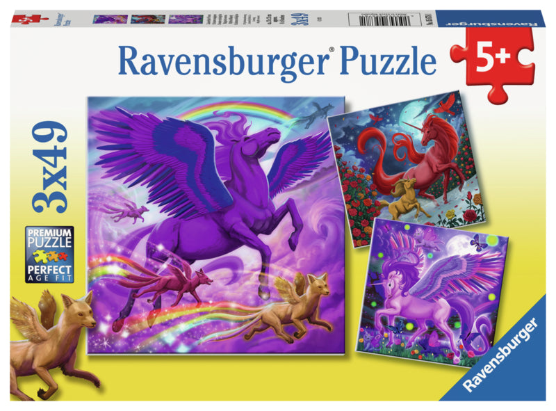 Ravensburger pussel - Mythical Majesty 3x49 bitar