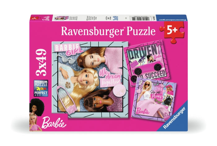 Ravensburger pussel - Barbie 3x49 bitar