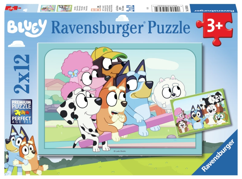 Ravensburger pussel - Fun with Bluey 2x12 bitar