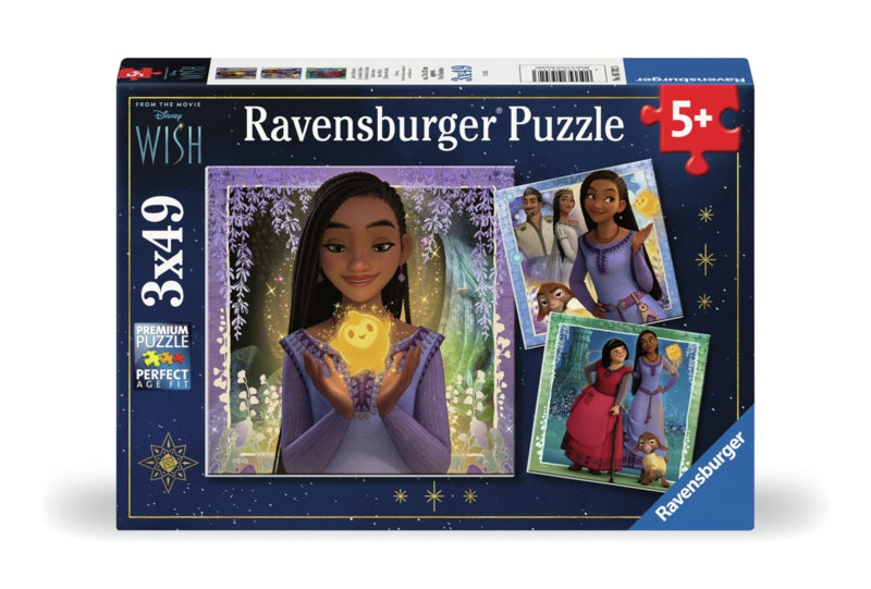 Ravensburger pussel - Disney Wish 3x49 bitar