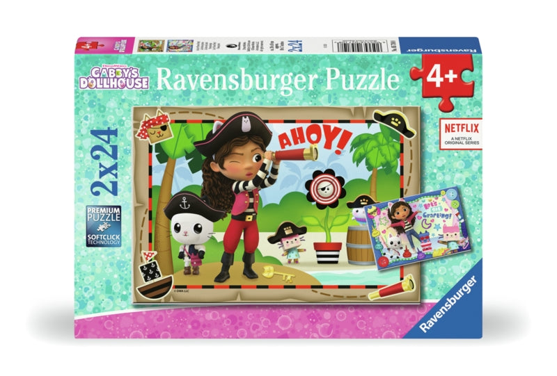 Ravensburger pussel - Gabby's Dollhouse 2x24 bitar