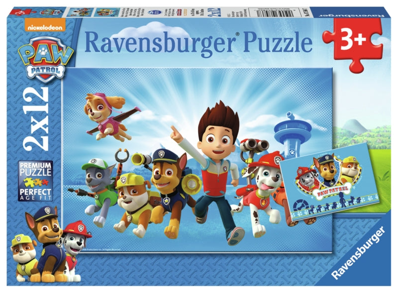 Ravensburger pussel - Paw Patrol 2x12 bitar puzzle