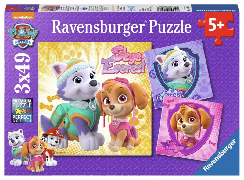Ravensburger pussel - Paw Patrol Glamourous Girls 3x49 bitar