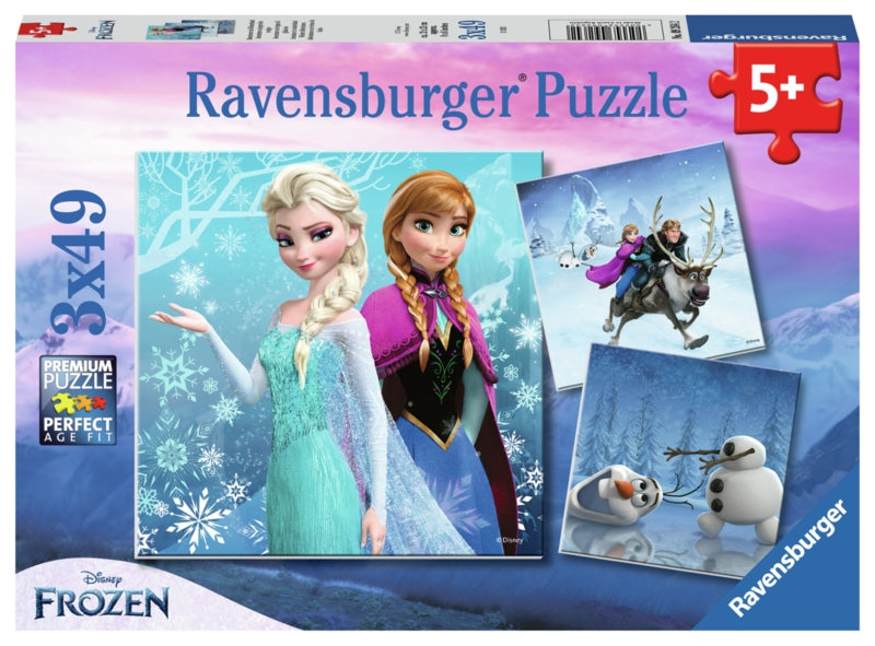 Ravensburger pussel - Winter Adventures - 3x49 bitar