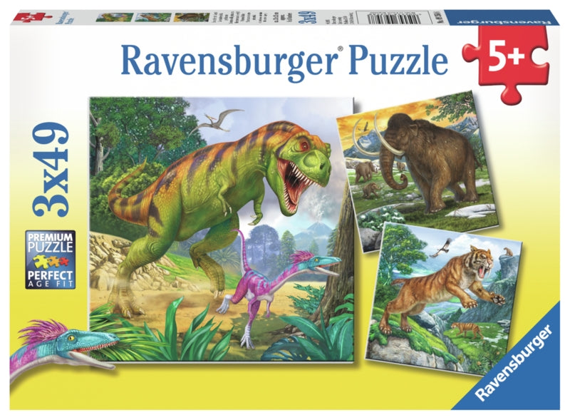 Ravensburger pussel - Primeval Ruler 3x49 bitar
