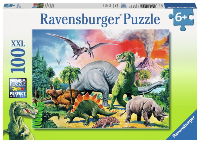 Ravensburger pussel - Among the Dinosaurs - 100 bitar