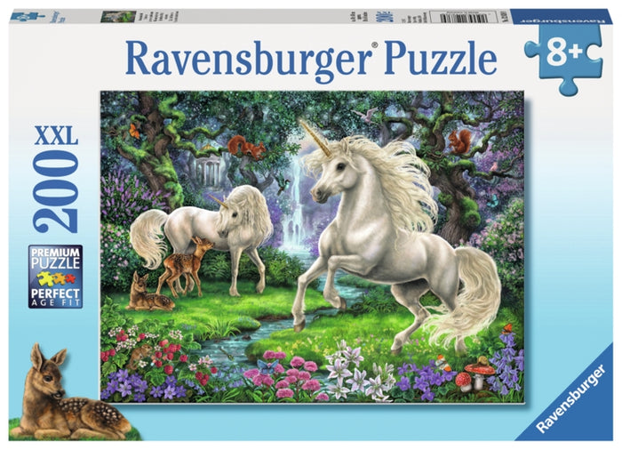 Ravensburger pussel - Mystical Unicorns 200 bitar