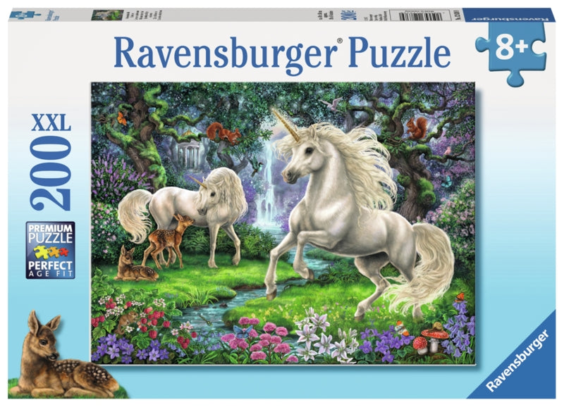 Ravensburger pussel - Mystical Unicorns 200 bitar