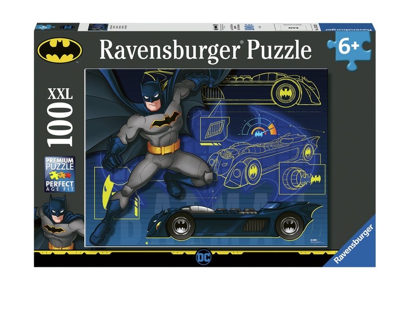 Ravensburger pussel - Batman And Batmobile 100 bitar