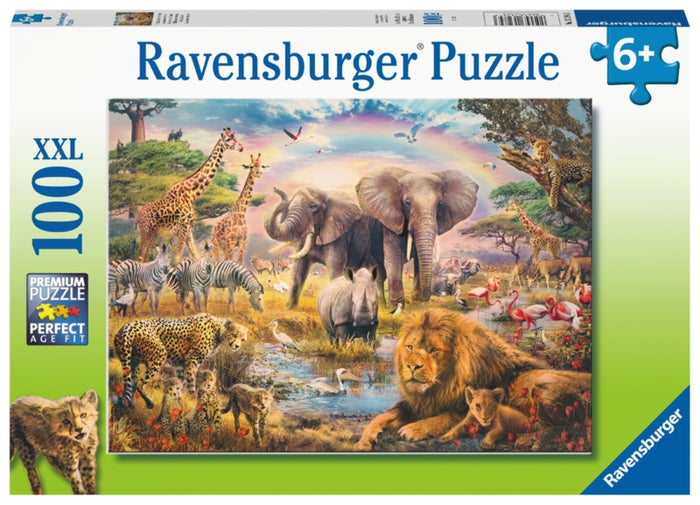 Ravensburger pussel - Wildlife 100 bitar