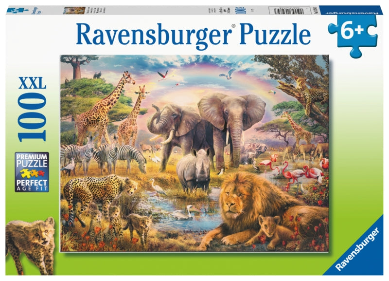 Ravensburger pussel - Wildlife 100 bitar