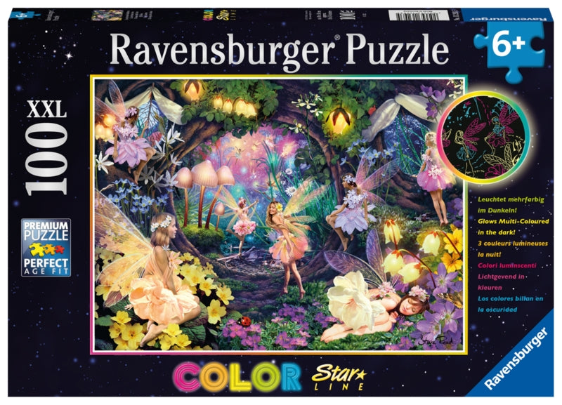 Ravensburger pussel - Fairy Garden 100 bitar