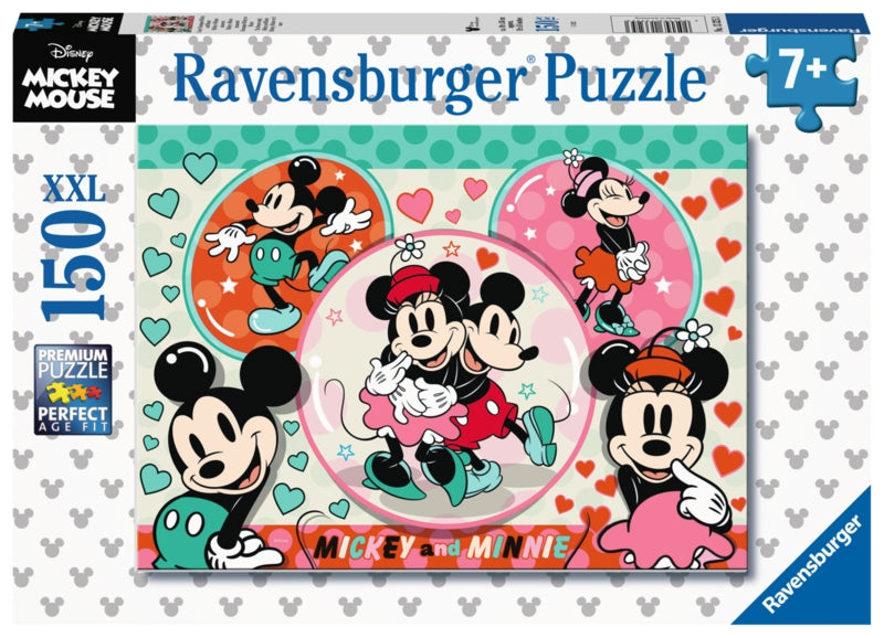 Ravensburger pussel - Disney The Dream Couple Mickey & Minnie 150 bitar