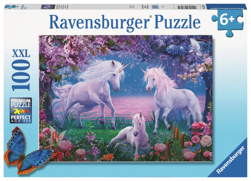 Ravensburger pussel - Unicorns 100 bitar