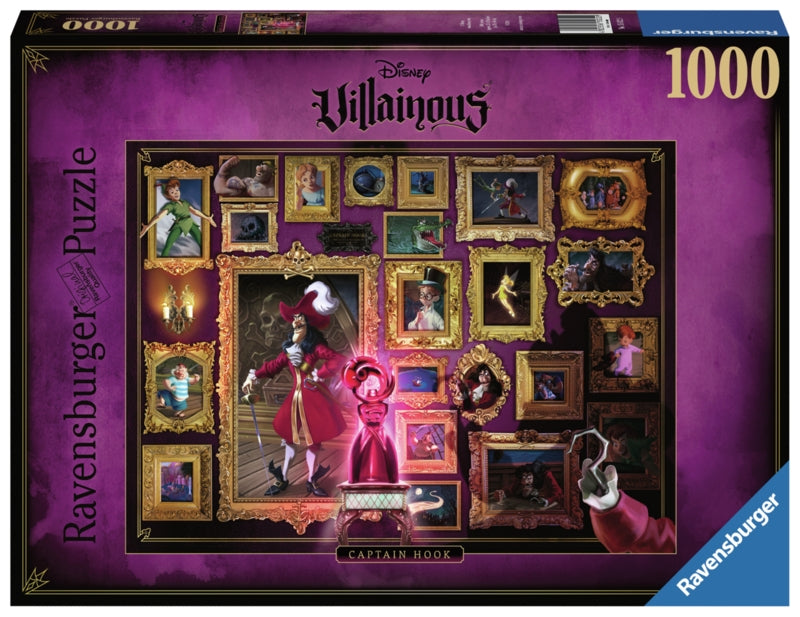 Ravensburger pussel - Villainous: Captain Hook 1000 bitar