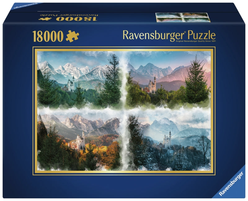 Ravensburger pussel - Castle Neuschwanstein 18000 bitar