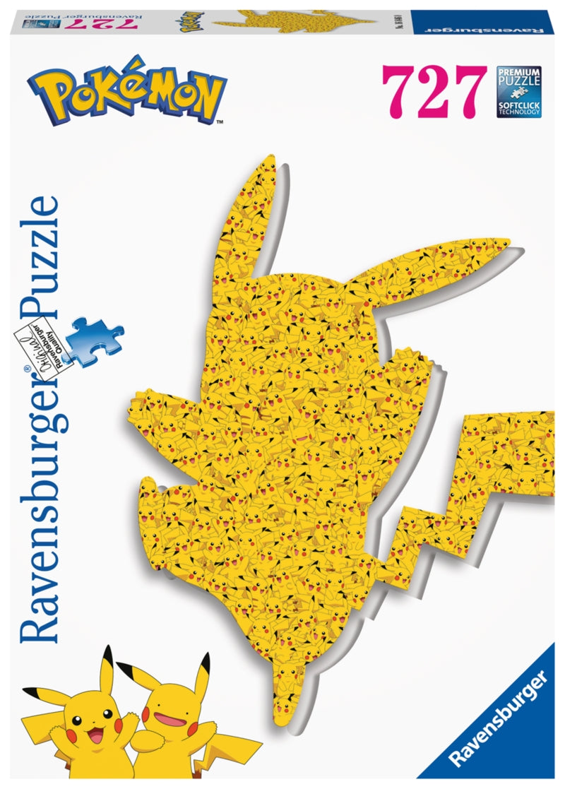 Ravensburger pussel - Pokémon Shaped Pikachu 727 bitar