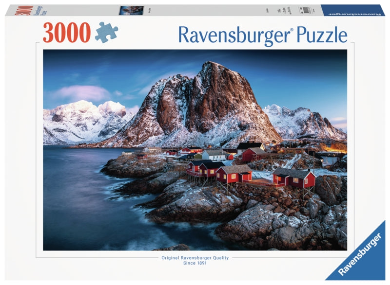 Ravensburger pussel - Hamnoy Lofoten 3000 bitar