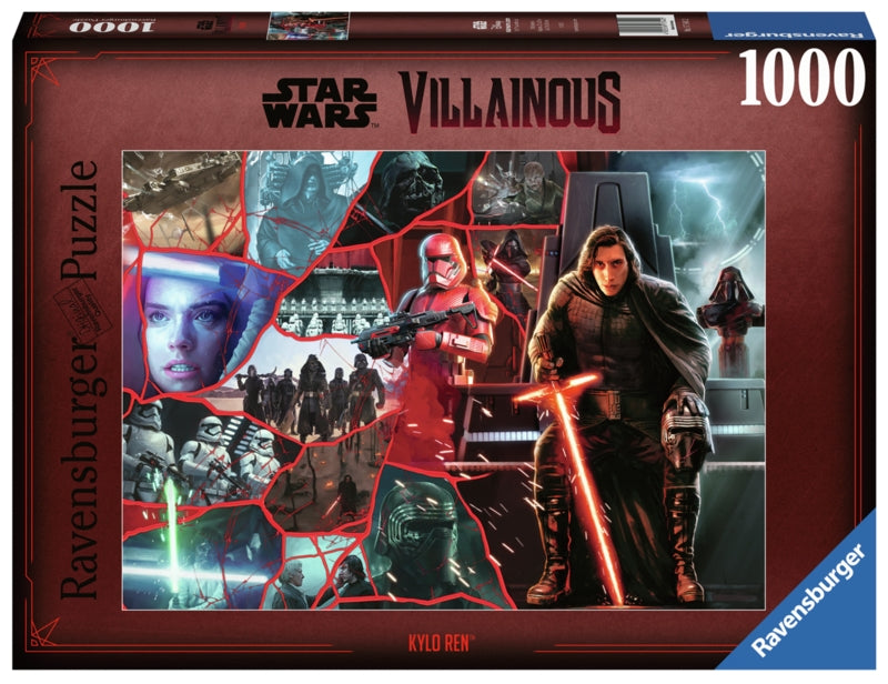 Ravensburger pussel - Star Wars Villainous Kylo Ren 1000 bitar