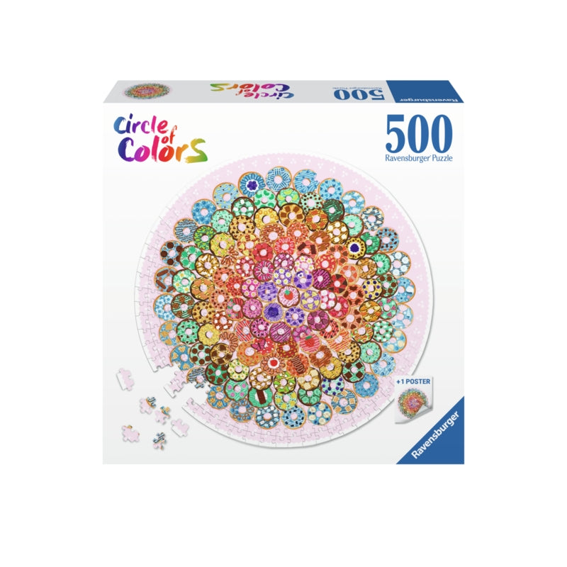 Ravensburger pussel - Circle Of Colors Doughnuts 500 bitar