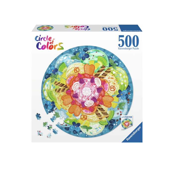 Ravensburger pussel - Circle Of Colors Ice Cream 500 bitar