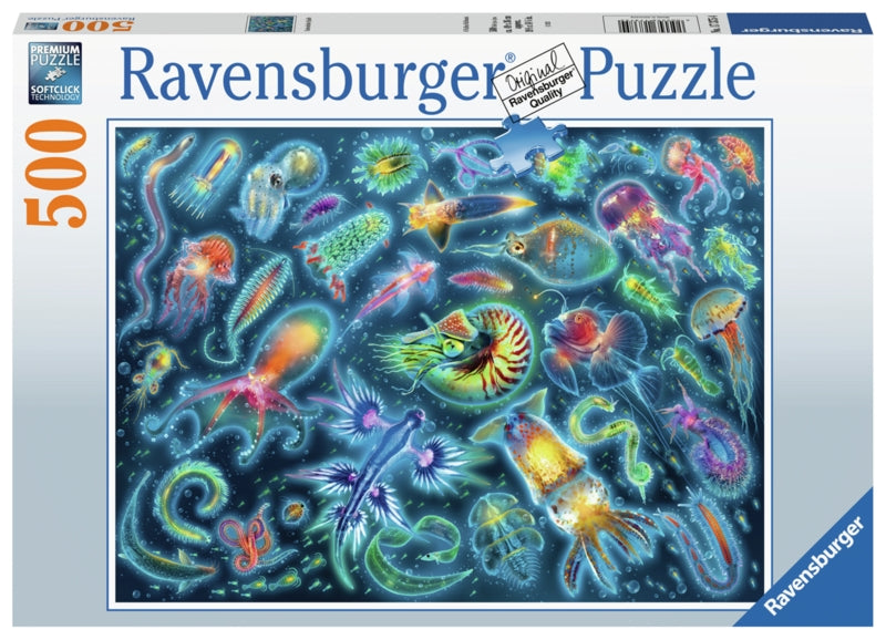 Ravensburger pussel - Jellyfish 500 bitar