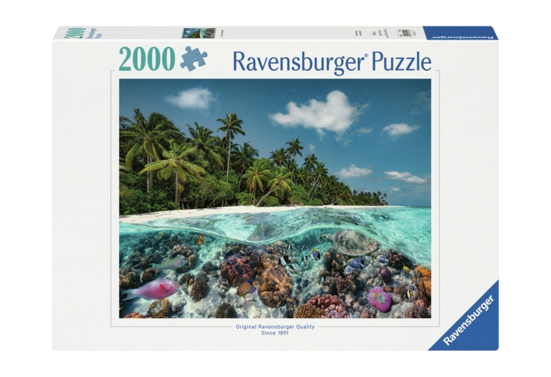 Ravensburger pussel - A Dive In The Maldives 2000 bitar