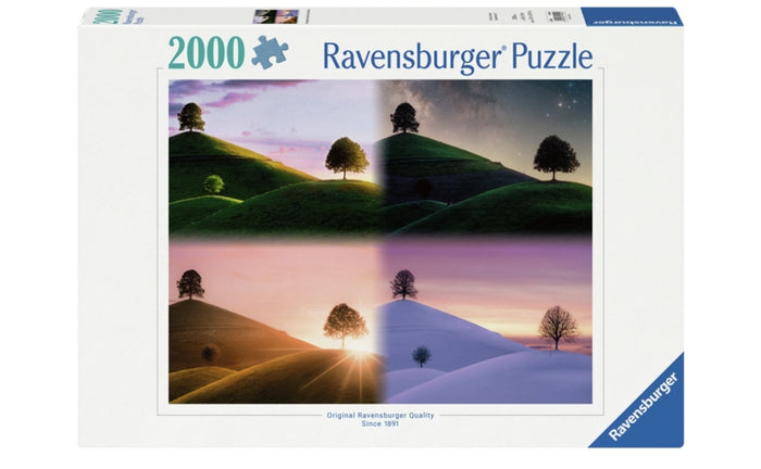 Ravensburger pussel - Seasons Illustration 2000 bitar