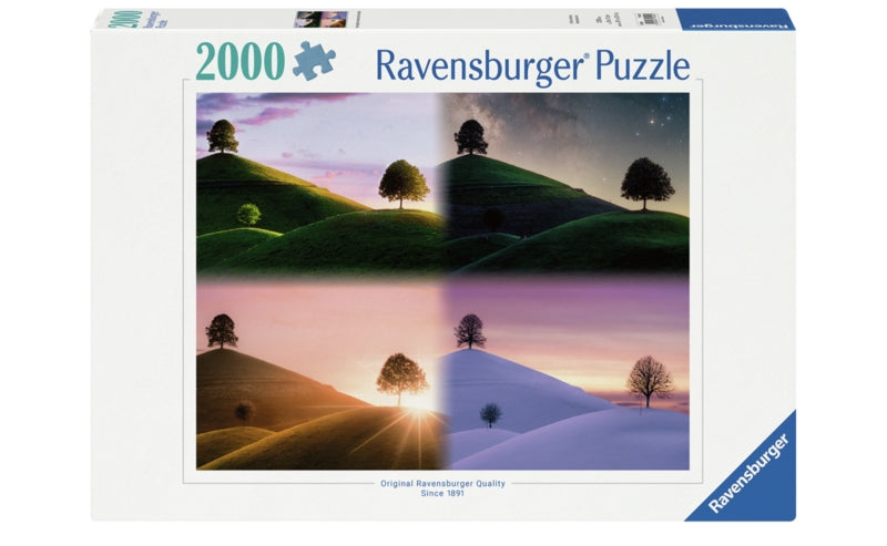 Ravensburger pussel - Seasons Illustration 2000 bitar