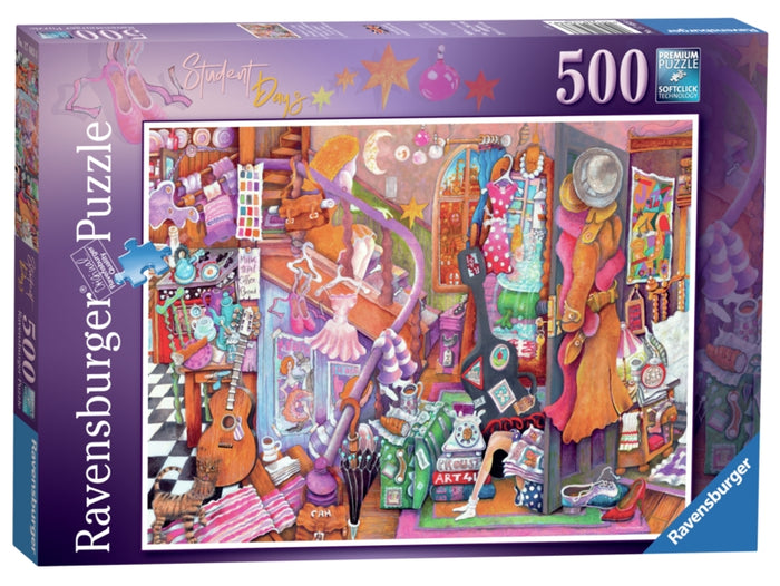 Ravensburger pussel - Student Days 500 bitar