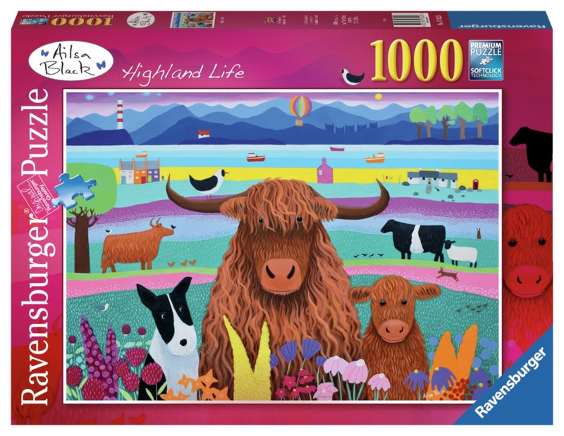 Ravensburger pussel - Highland Life 1000 bitar