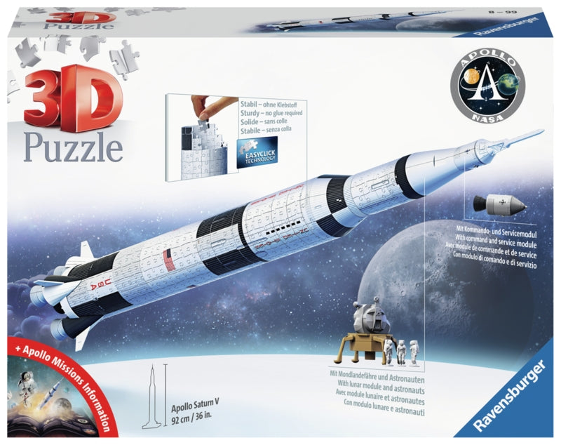Ravensburger pussel - Apollo Saturn V Rocket 440 bitar