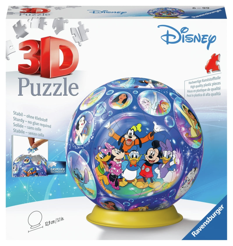 Ravensburger pussel - Disney Characters 3D Ball 72 bitar