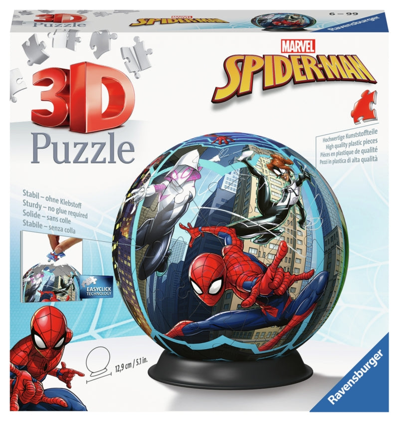 Ravensburger pussel - Spider-Man 3D Ball 72 bitar