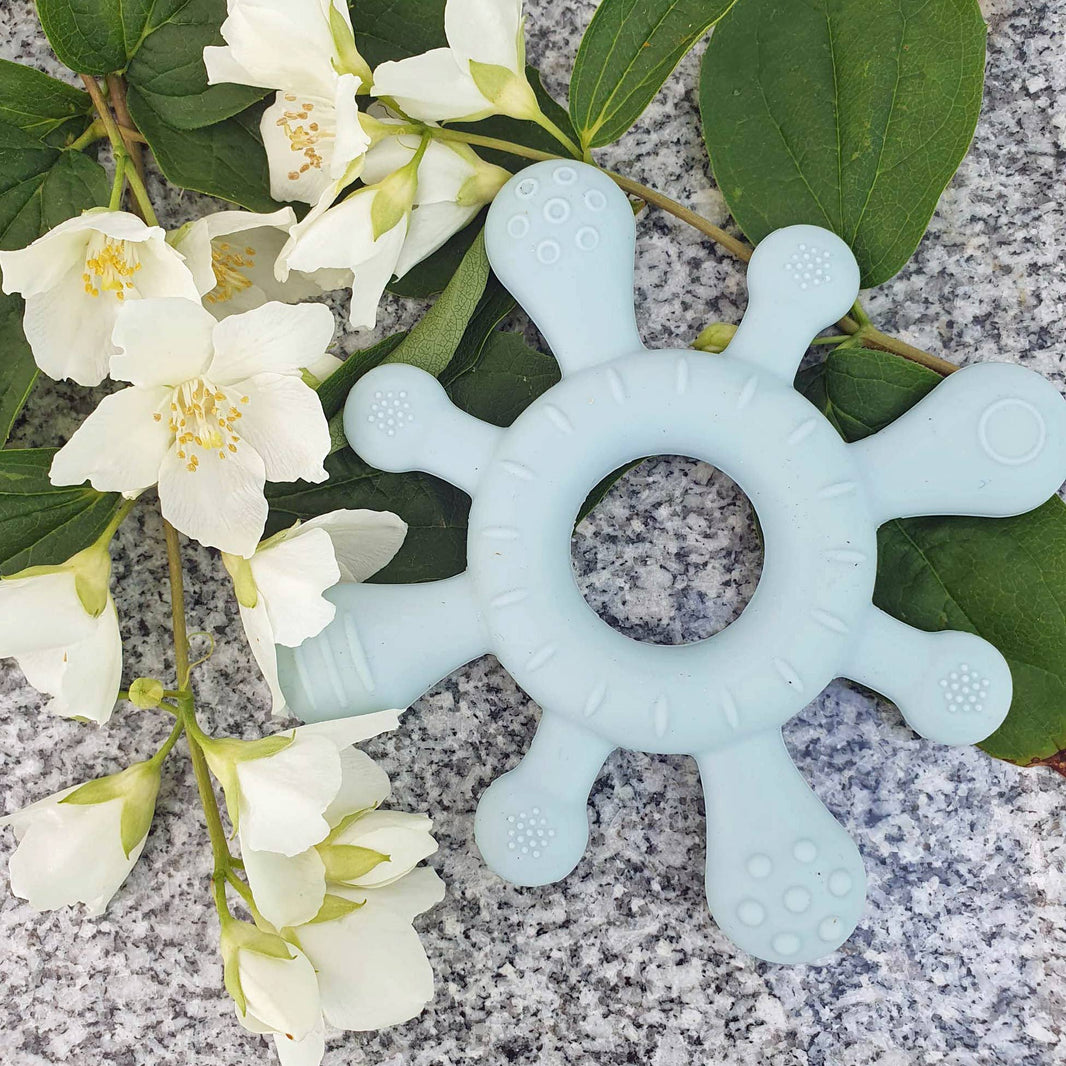 Summerville organic Baby Teether Ice Blue