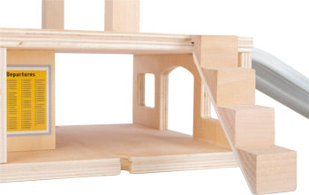 small foot - Tågstation med tillbehör