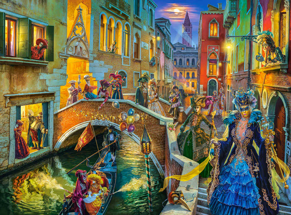 KIDEK pussel - Venice Carnival, 3000 bitar