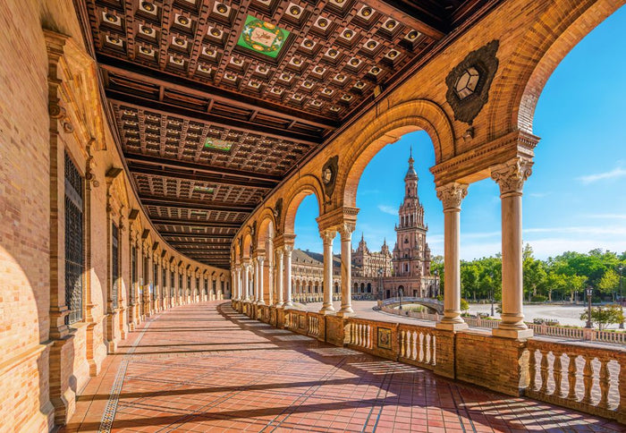 KIDEK pussel - Spanish Square, Seville, Spain, 1000-bitar